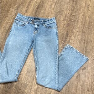 Body Jean Low Rise Bootcut Jeans | Y2K Light Wash Denim